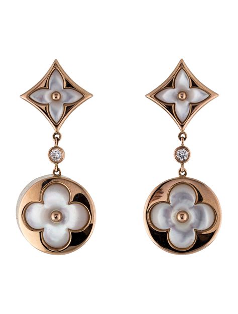 louis vuitton blossom earrings